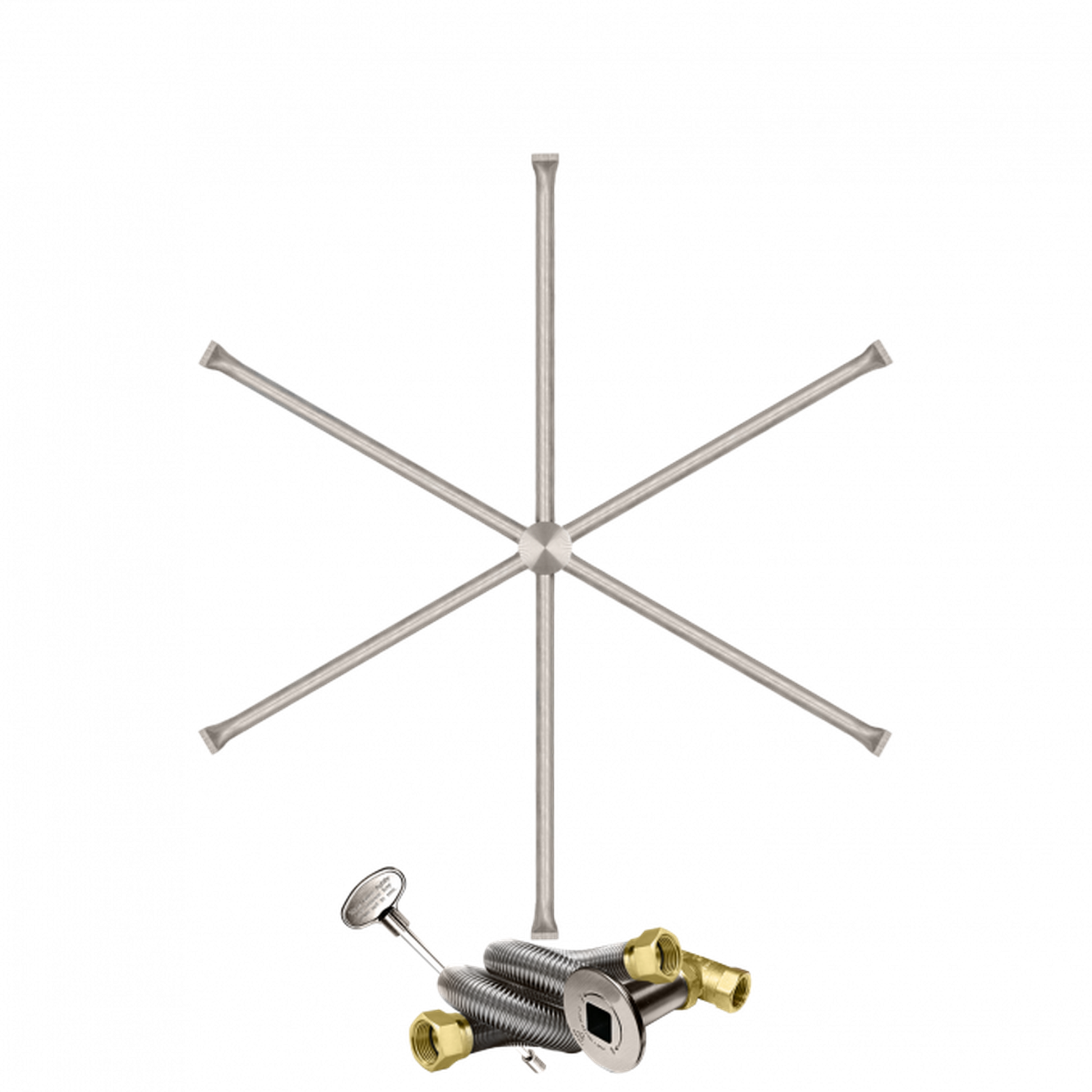 Firegear Stainless Steel Gas Fire Pit Burning Spur Kit