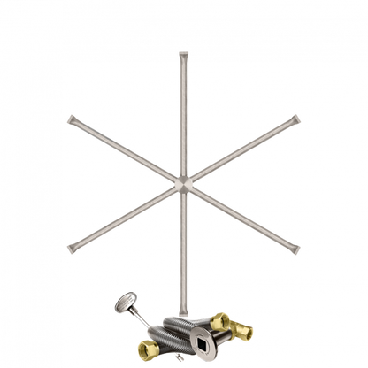 Firegear Stainless Steel Gas Fire Pit Burning Spur Kit