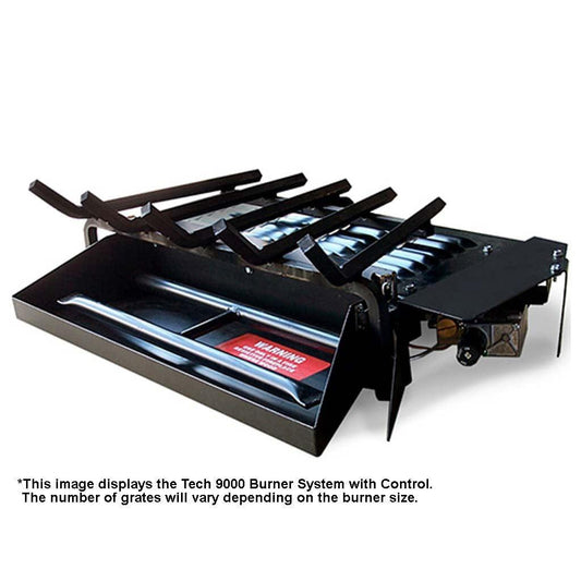 Fireside Tech 9000 18" High Performance Vented Propane Burner System With VEI Control