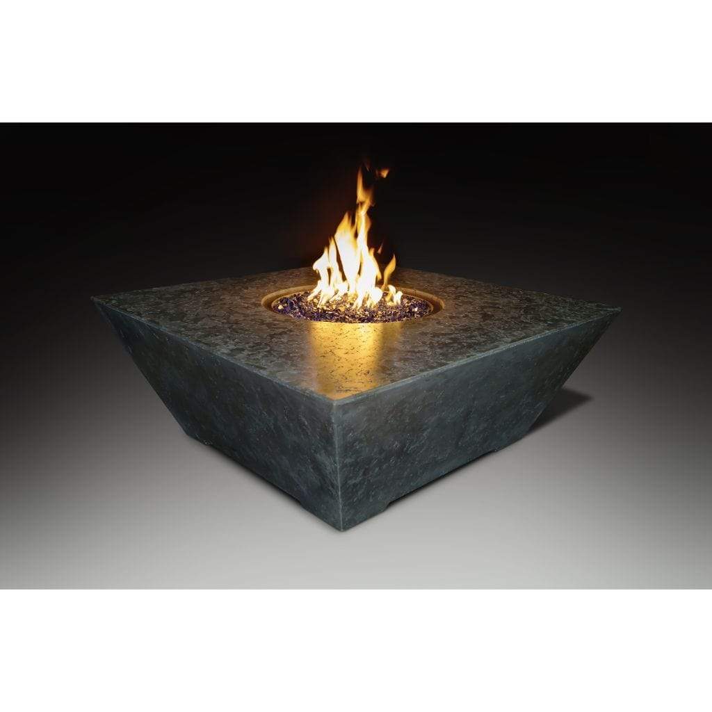 Grand Canyon Olympus 48" x 48" Square Propane Gas Fire Table in Black