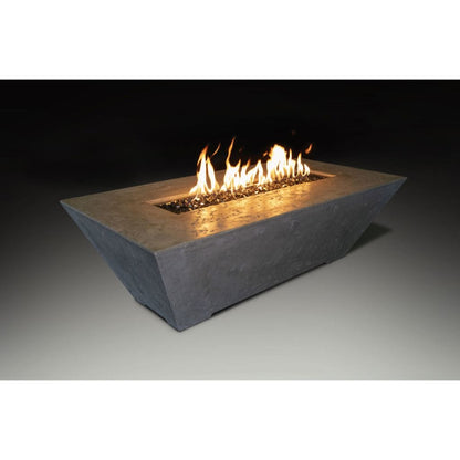 Grand Canyon Olympus 60" x 30" Rectangle Propane Gas Linear Fire Table in Gray