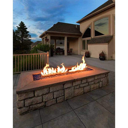 HPC 30" x 12" Rectangle Enclosure H-Burner Electronic Ignition Fire Pit