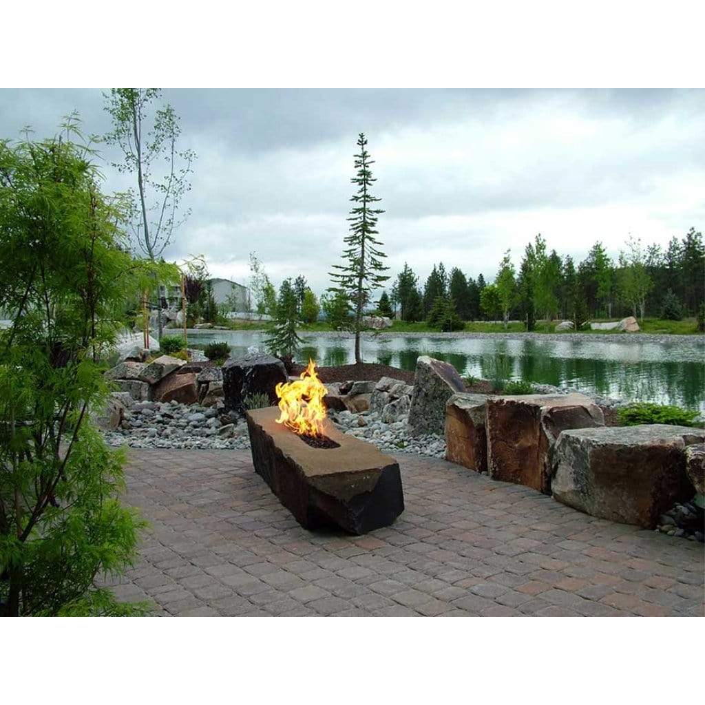 HPC 30" x 12" Rectangle Enclosure H-Burner Electronic Ignition Fire Pit