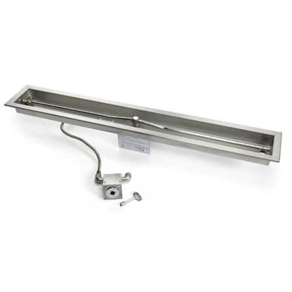 HPC 36" Linear Trough Match-Lit Ignition Fire Pit Insert