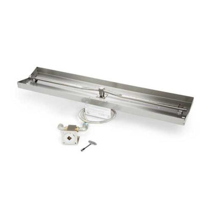 HPC 49" x 8" Linear Interlink Pan Match-Lit Ignition Fire Pit Insert