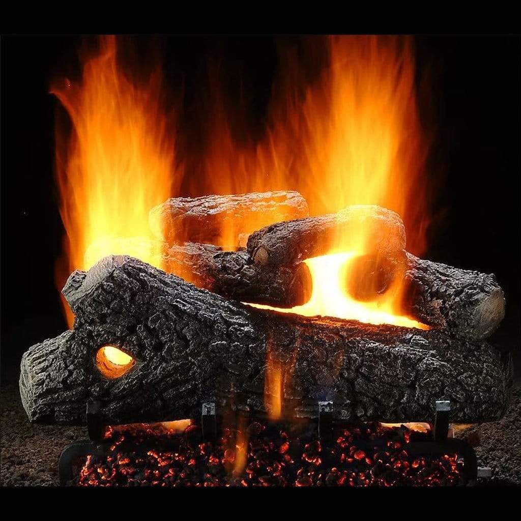 Hargrove 18" Classic Oak Single Side Vented Gas Log