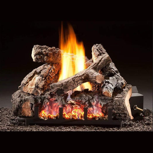 Hargrove 22" Charleston Glow Vent-Free Natural Gas Log Set With Manual Valve