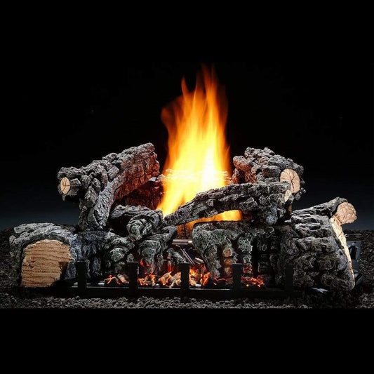 Hargrove 26" Highland Glow Vent-Free Natural Gas Log Set With Manual Valve