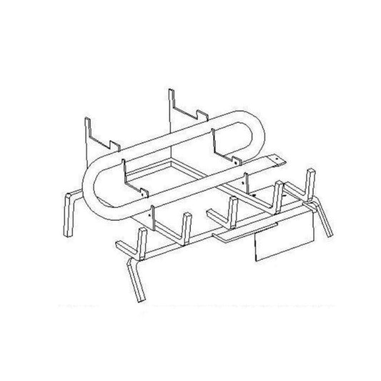 Heatmaster 33" HM2 Vent-Free Natural Gas Burner With Eco-Flow IPI Valve and Thermostatic Remote
