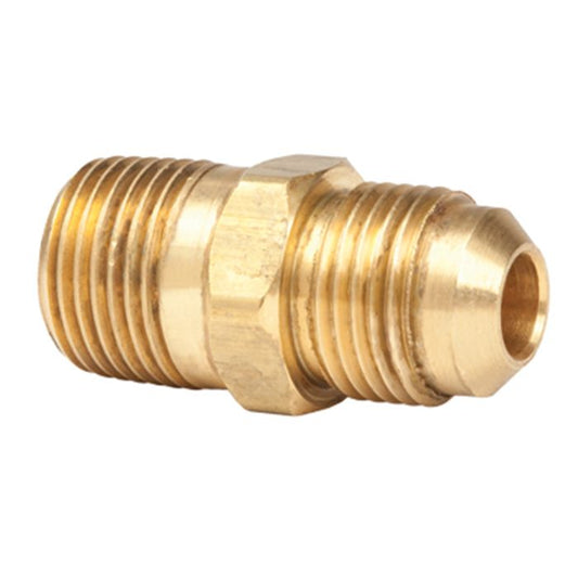 Heatstar 3/8" Male Pipe Thread x 3/8" Male Flare Brass Fitting