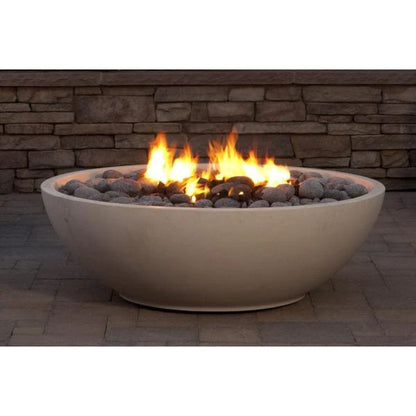 Kindred 48" Mezzaluna Concrete Gas Fire Bowl