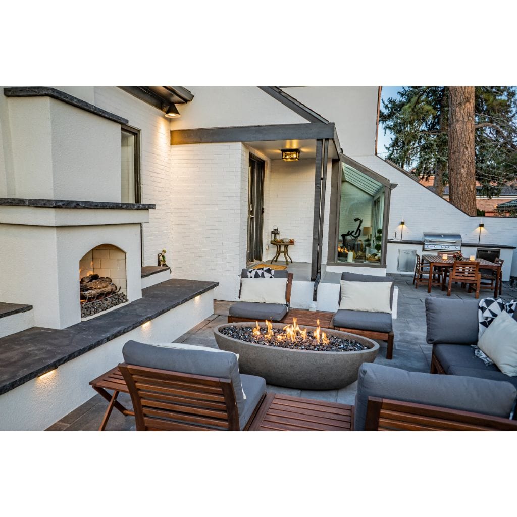 Kindred 60" Kulm Concrete Gas Fire Bowl