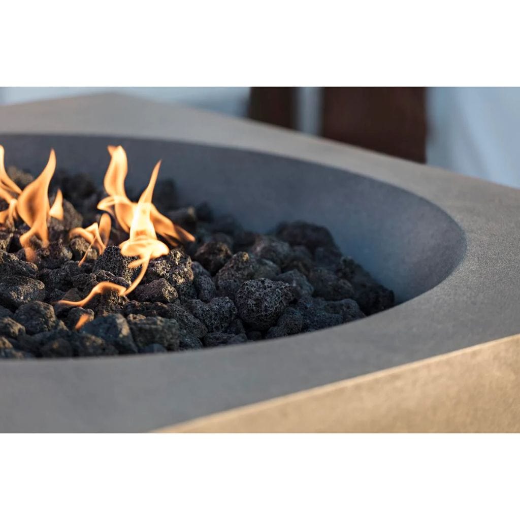 Kindred 60" Tuya Concrete Gas Fire Bowl