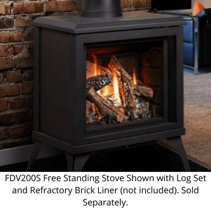 Kingsman 23" FDV200S Free Standing Direct Vent Gas Stove