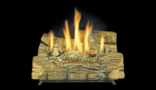 Kingsman 24" Fiber Split Oak Vented/Vent Free Log Set