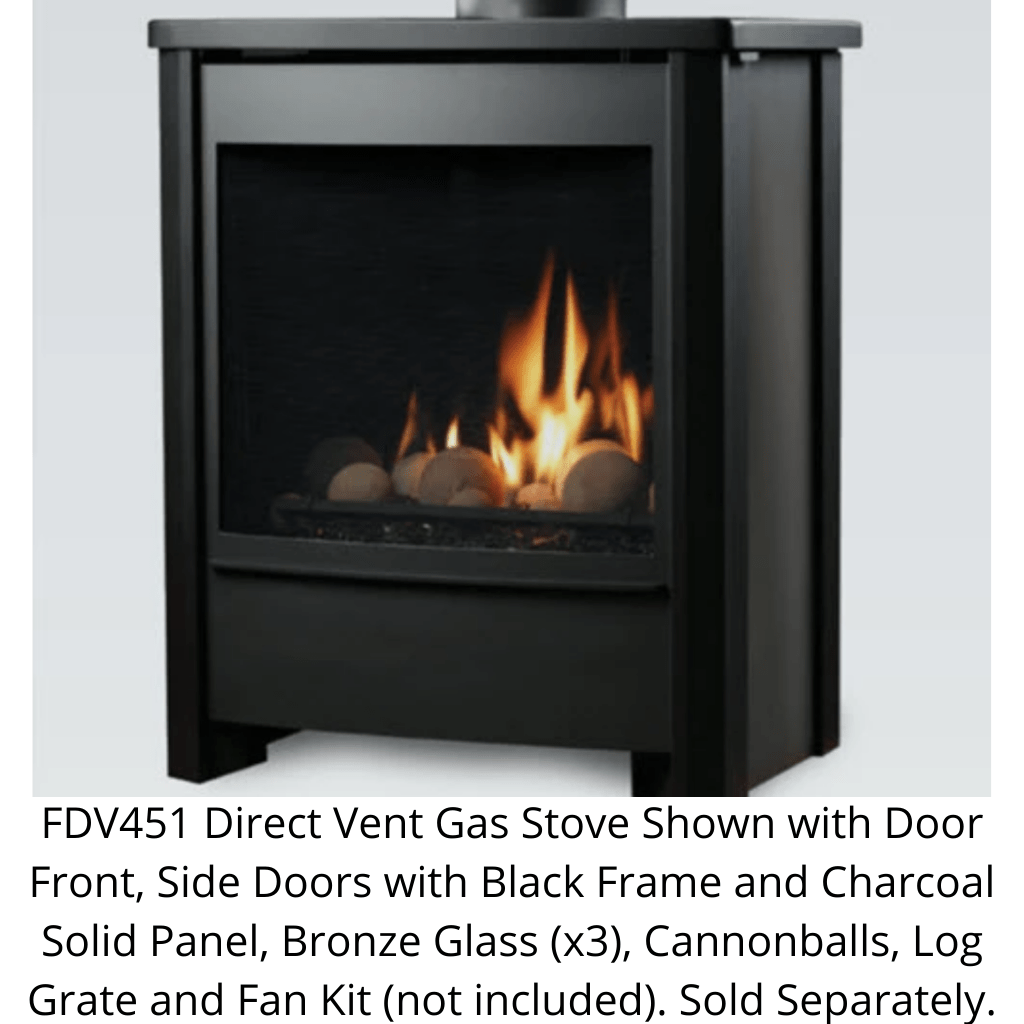 Kingsman 26" FDV451 Free Standing Direct Vent Gas Stove