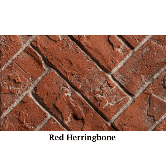 Kingsman 3-Piece Red Herringbone Refractory Fiber Brick Liner for ZCV42/ZVFCV42 Gas Fireplace