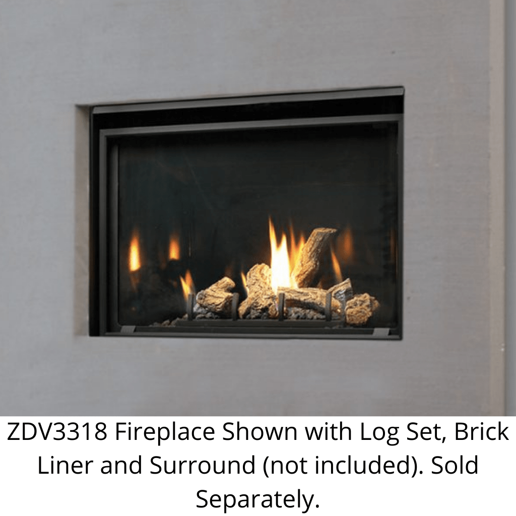 Kingsman 33" ZDV3318 Zero Clearance Direct Vent Gas Fireplace