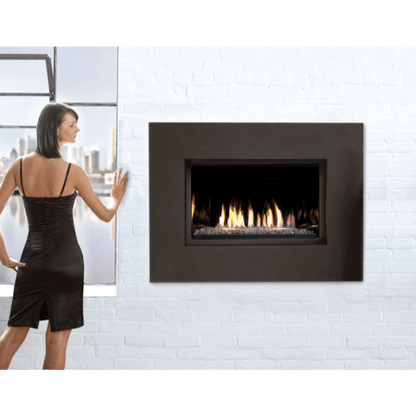 Kingsman 36" ZCVRB3622 Zero Clearance Clean View Direct Vent Linear Gas Fireplace