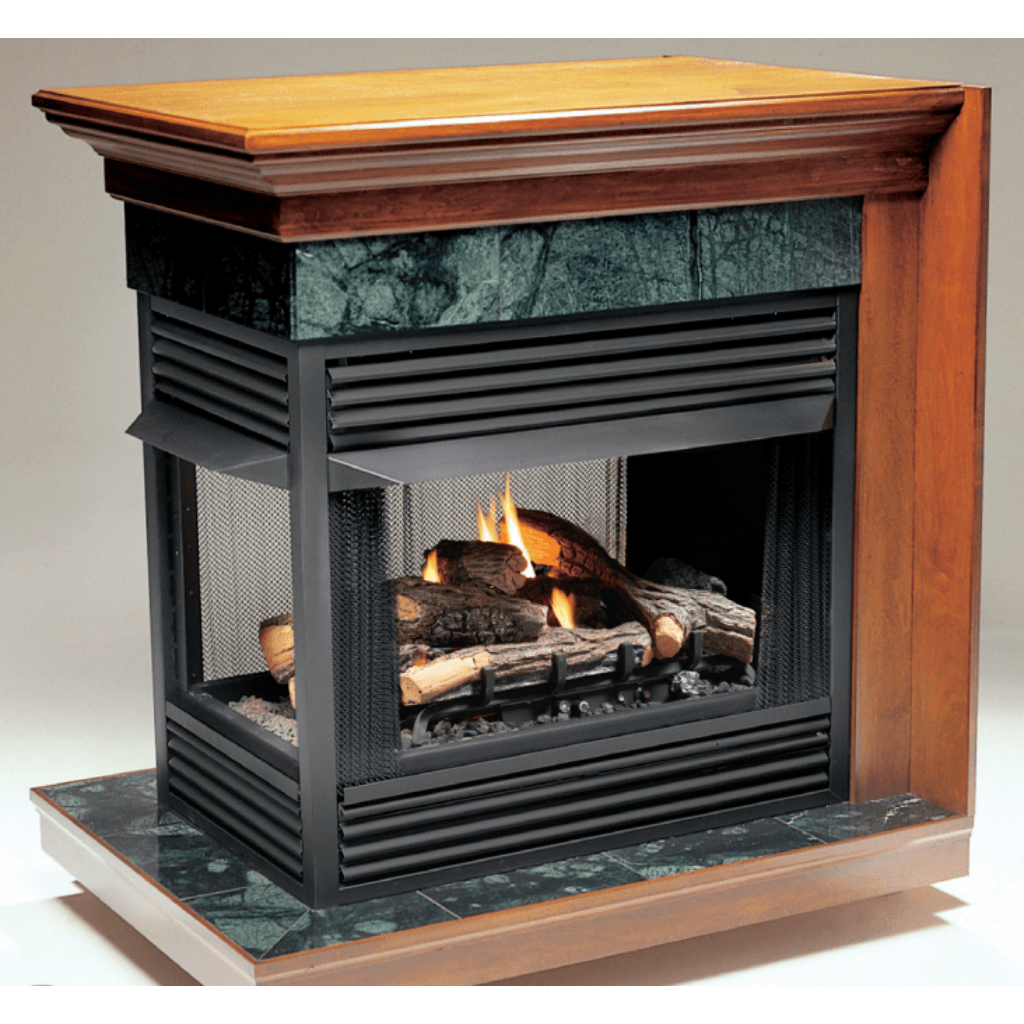 Kingsman 38" MVF40 Zero Clearance Universal Vent Free Multi-Sided Fireplace