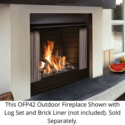 Kingsman 42" OFP42 Millivolt Outdoor Gas Fireplace