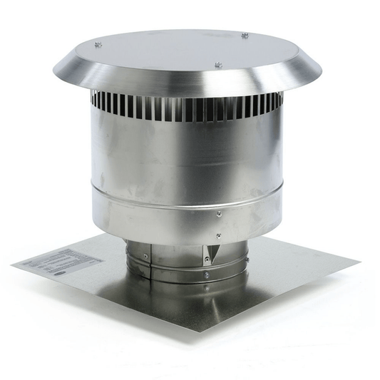 Kingsman 4/3" Vertical Vent Termination With Mill Pac and Screws for IDV44 Fireplace Insert
