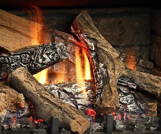 Kingsman 5-Piece Fiber Split Oak Log Set