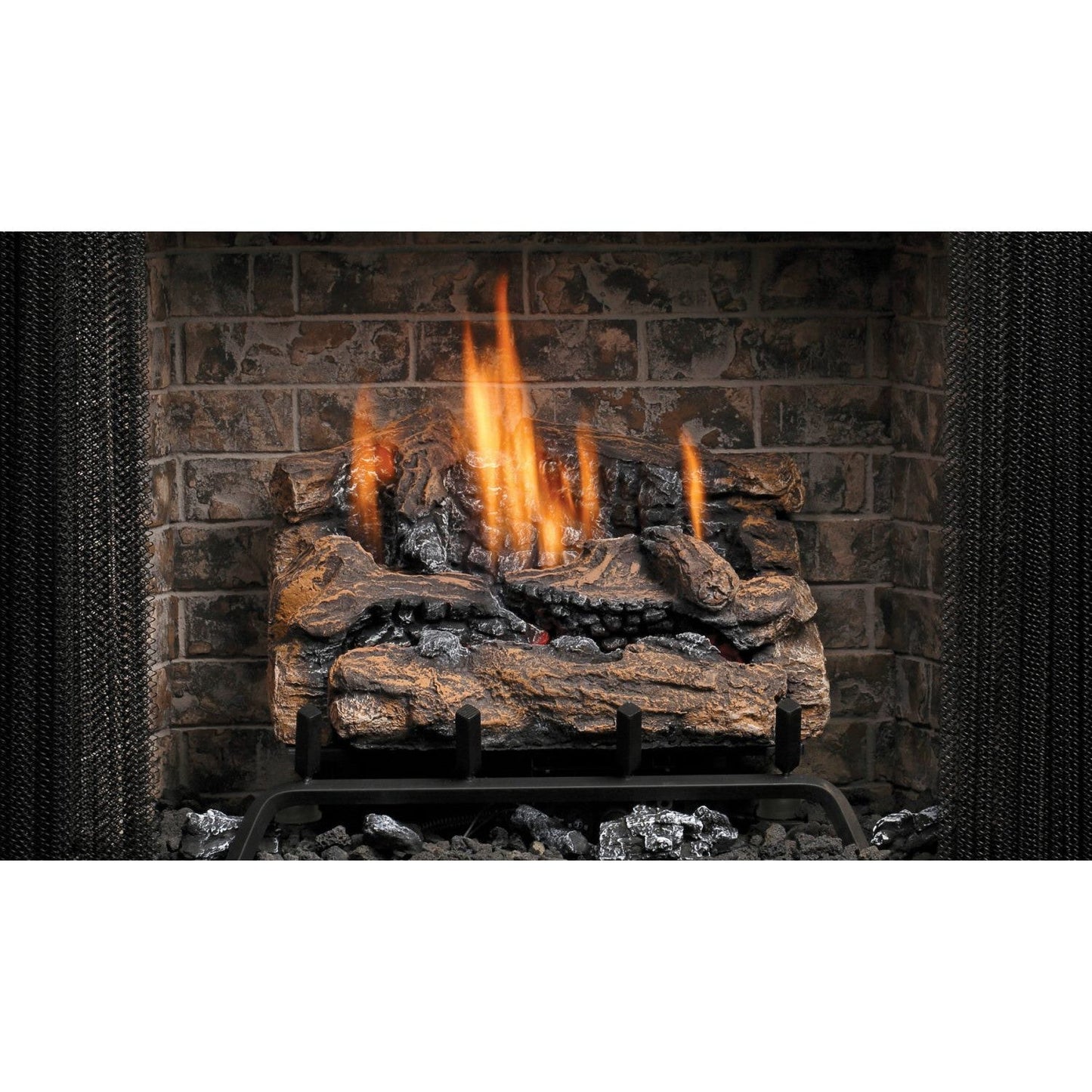 Kingsman GLVF24 24" Manual Valve, Natural Gas Vent Free Gas Log Burner