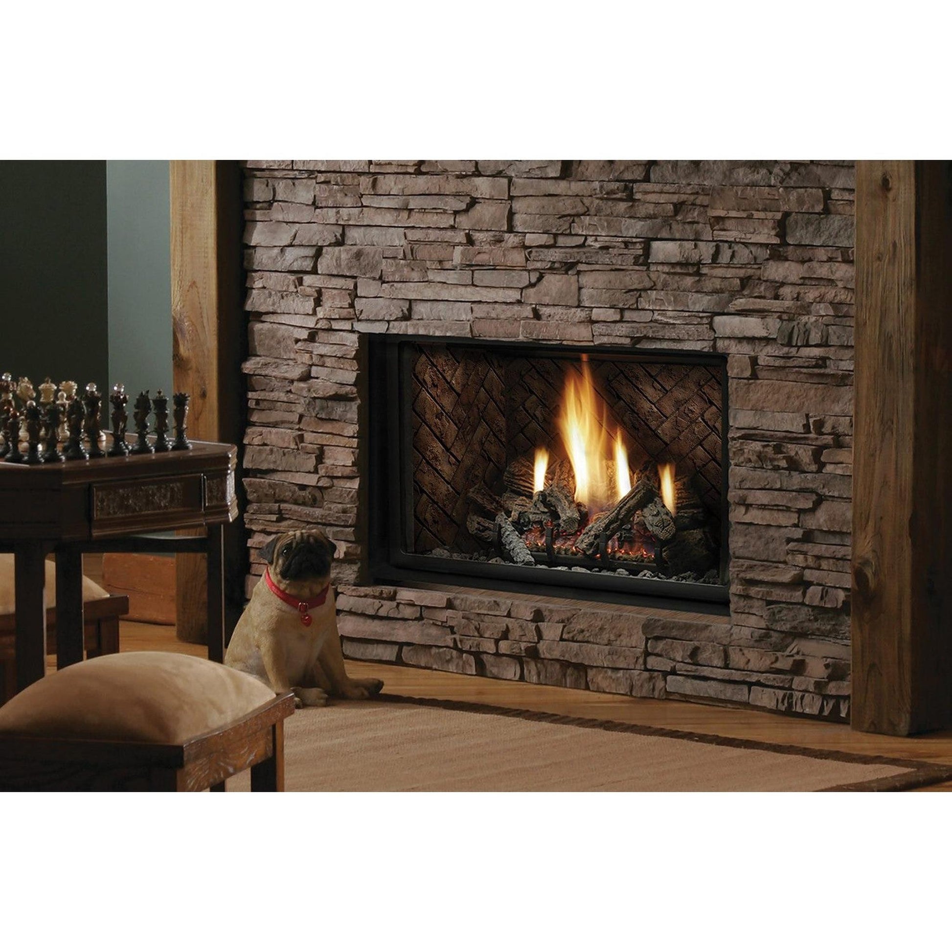 Kingsman HBZDV3628 36" Zero Clearance Intermittent Pilot Control, Natural Gas Direct Vent Fireplace