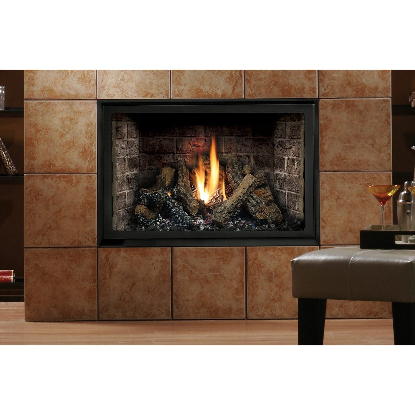 Kingsman HBZDV3628 36" Zero Clearance Millivolt Control, Natural Gas Direct Vent Fireplace