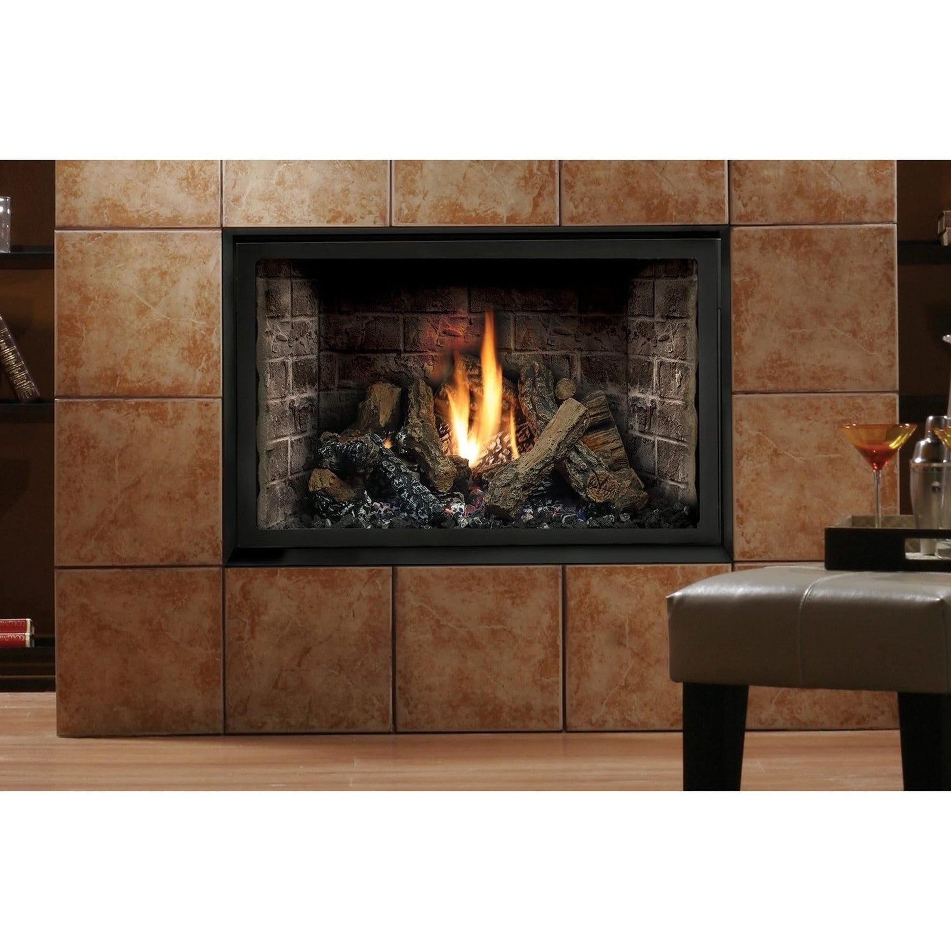 Kingsman HBZDV3628 36" Zero Clearance Intermittent Pilot Control, Natural Gas Direct Vent Fireplace