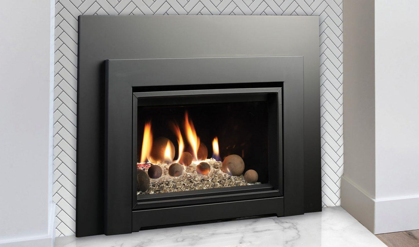 Kingsman IDV24 24" Intermittent Pilot Control Proflame 2, Natural Gas Direct Vent Fireplace Insert