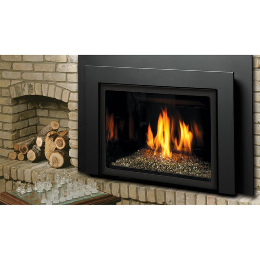 Kingsman IDV26 33" Intermittent Pilot Control Proflame 2, Propane Gas Direct Vent Fireplace Insert