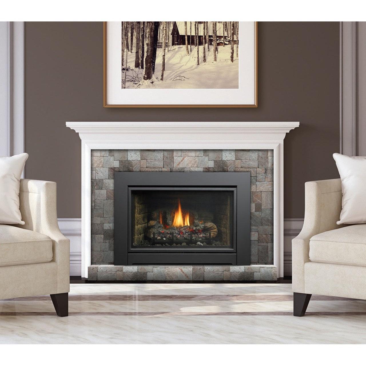 Kingsman IDV34 29" Millivolt Control, Natural Gas Direct Vent Fireplace Insert