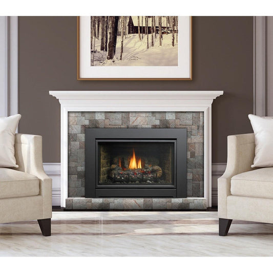 Kingsman IDV34 29" Millivolt Control, Natural Gas Direct Vent Fireplace Insert
