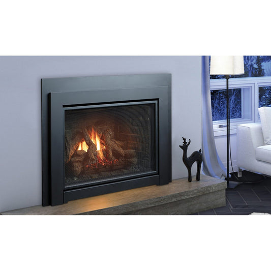 Kingsman IDV44 33" Millivolt Control, Natural Gas Direct Vent Fireplace Insert