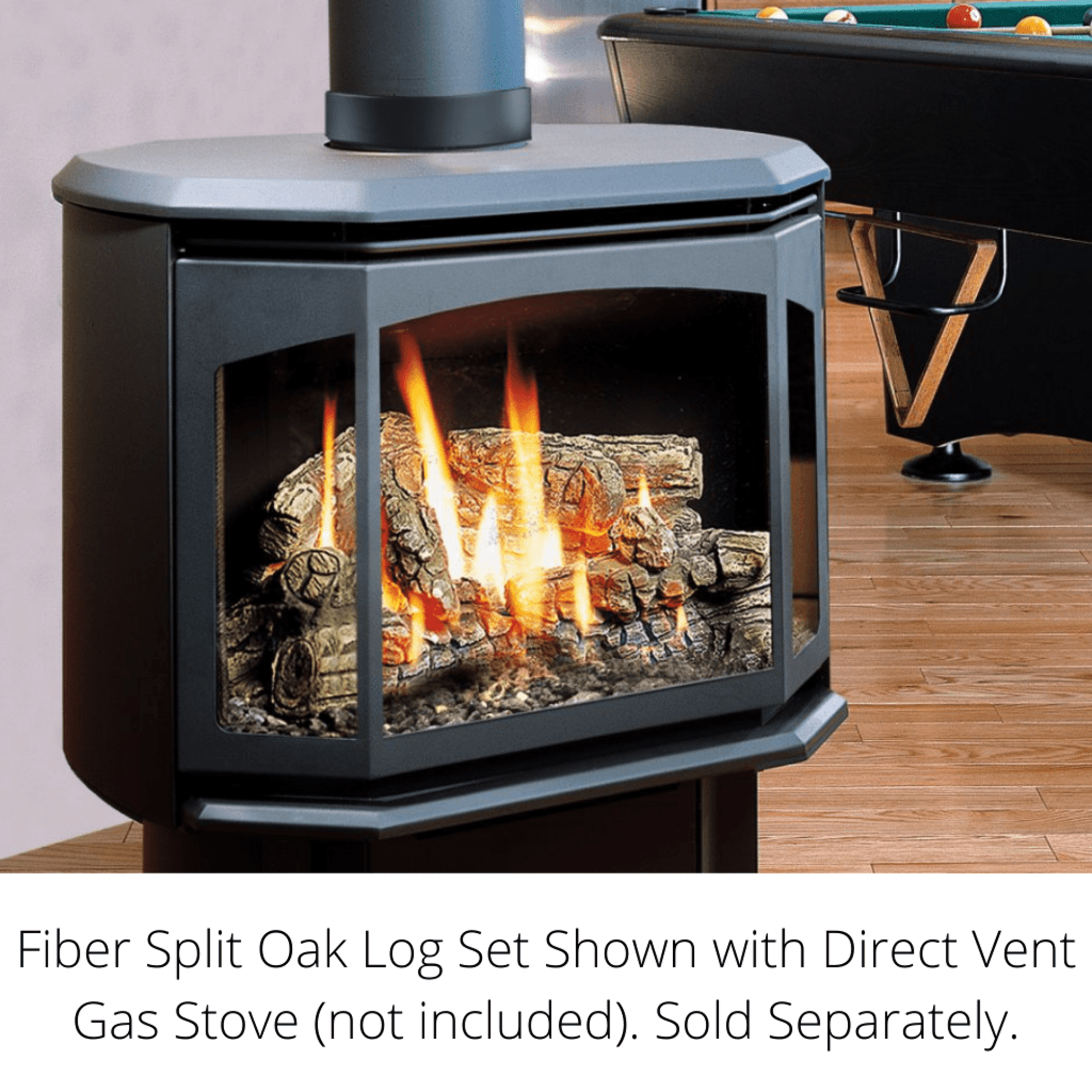 Kingsman LOGF35 Fiber Split Oak Log Set