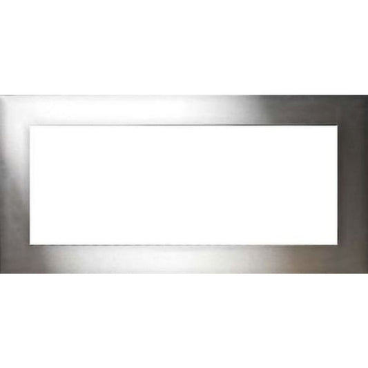 Kingsman Stainless Steel Surround Trim Kit for ZCVRB60 Direct Vent Linear Fireplace