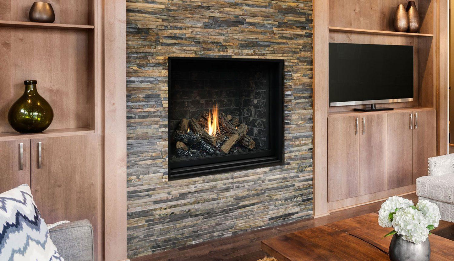 Kingsman ZCV34H 33" Zero Clearance Intermittent Pilot Control, Propane Gas Direct Vent Fireplace