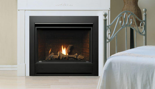 Kingsman ZCV3622 36" Zero Clearance Intermittent Pilot Control, Propane Gas Direct Vent Fireplace