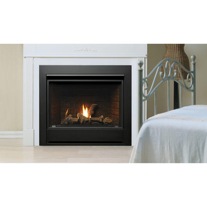 Kingsman ZCV3622 36" Zero Clearance Millivolt Control, Natural Gas Direct Vent Fireplace