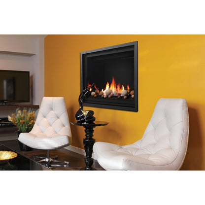Kingsman ZCV39H 39" Zero Clearance Millivolt Control, Natural Gas Direct Vent Fireplace