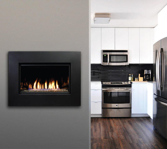 Kingsman ZCVRB3622 36" Zero Clearance Intermittent Pilot Control, Propane Gas Direct Vent Linear Fireplace
