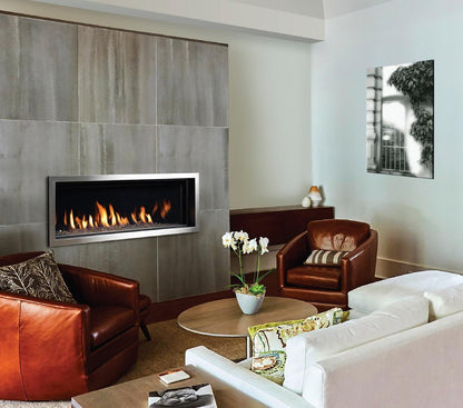 Kingsman ZCVRB47 47" Zero Clearance Intermittent Pilot Control, Natural Gas Direct Vent Linear Fireplace