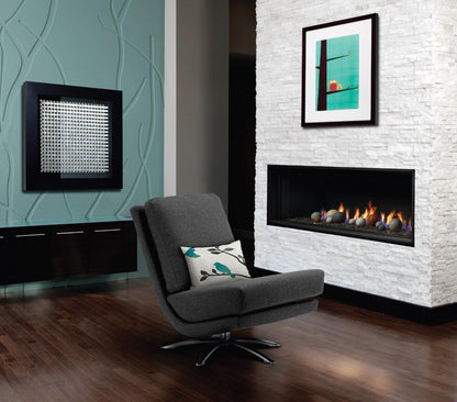 Kingsman ZCVRB60 60" Zero Clearance Intermittent Pilot Control, Natural Gas Direct Vent Linear Fireplace