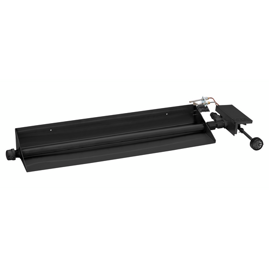 Majestic 24" Match Light Natural Gas Hearth Kit With Sand Pan Burner for Single-Sided Fireplace