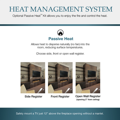 Majestic DVLinear 36" Linear Contemporary Direct Vent Natural Gas Fireplace With IntelliFire Ignition System