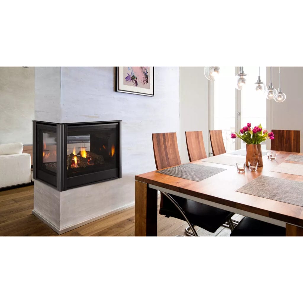 Majestic Pier 36" Traditional Multi-Sided Top/Rear Direct Vent Natural Gas Fireplace With IntelliFire Touch Ignition System