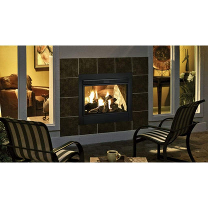 Majestic Twilight 36" Traditional Indoor/ Outdoor See-Through Vent Free Gas Fireplace With IntelliFire Touch Ignition System