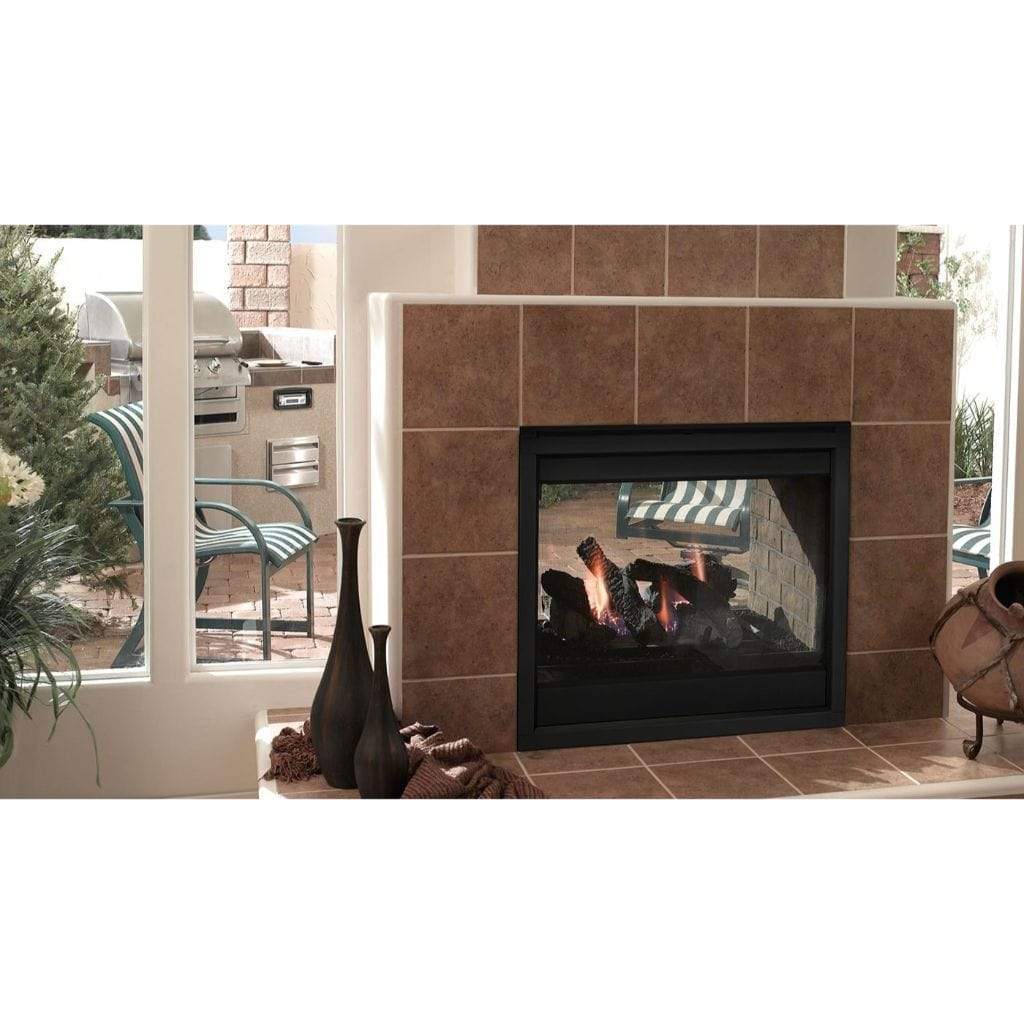 Majestic Twilight 36" Traditional Indoor/ Outdoor See-Through Vent Free Gas Fireplace With IntelliFire Touch Ignition System